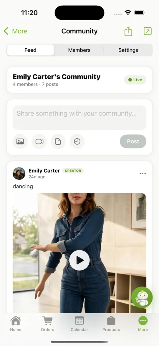The store.fan app: your community feed